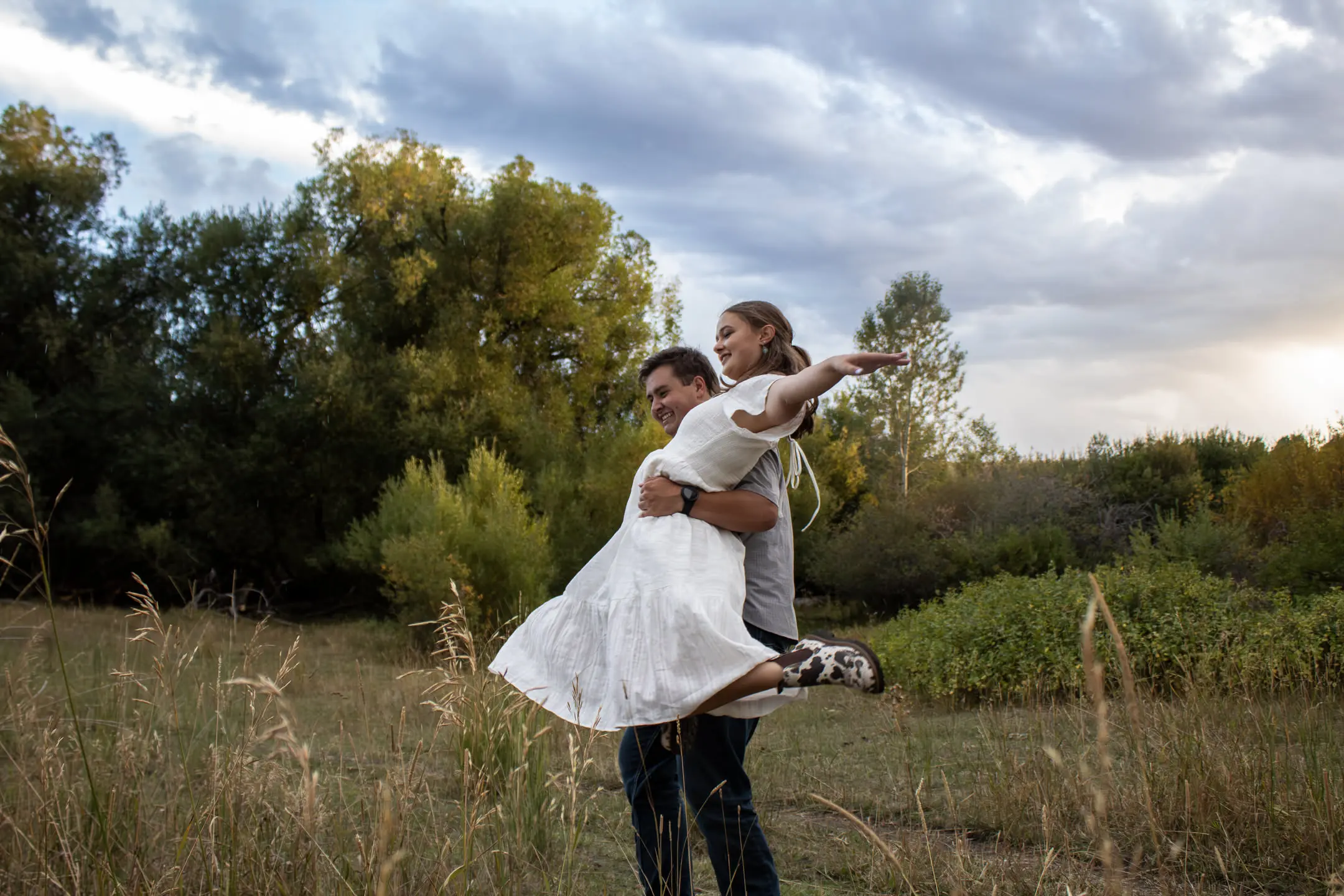 jacob hofer and makenna howard proposal spin